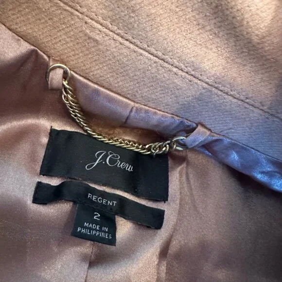 J. Crew Elegant Gold Satin Lining - Picture 3 of 5